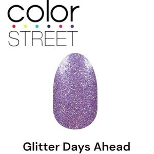 3 FOR $35: COLOR STREET Nail Strips - Glitter Days Ahead